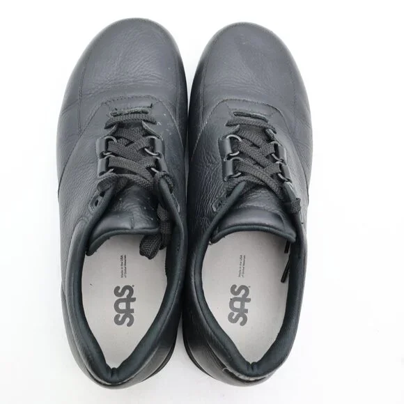 SAS Liberty Slip Resistant Sneakers Oxfords Men's Size 10.5 M Black Leather